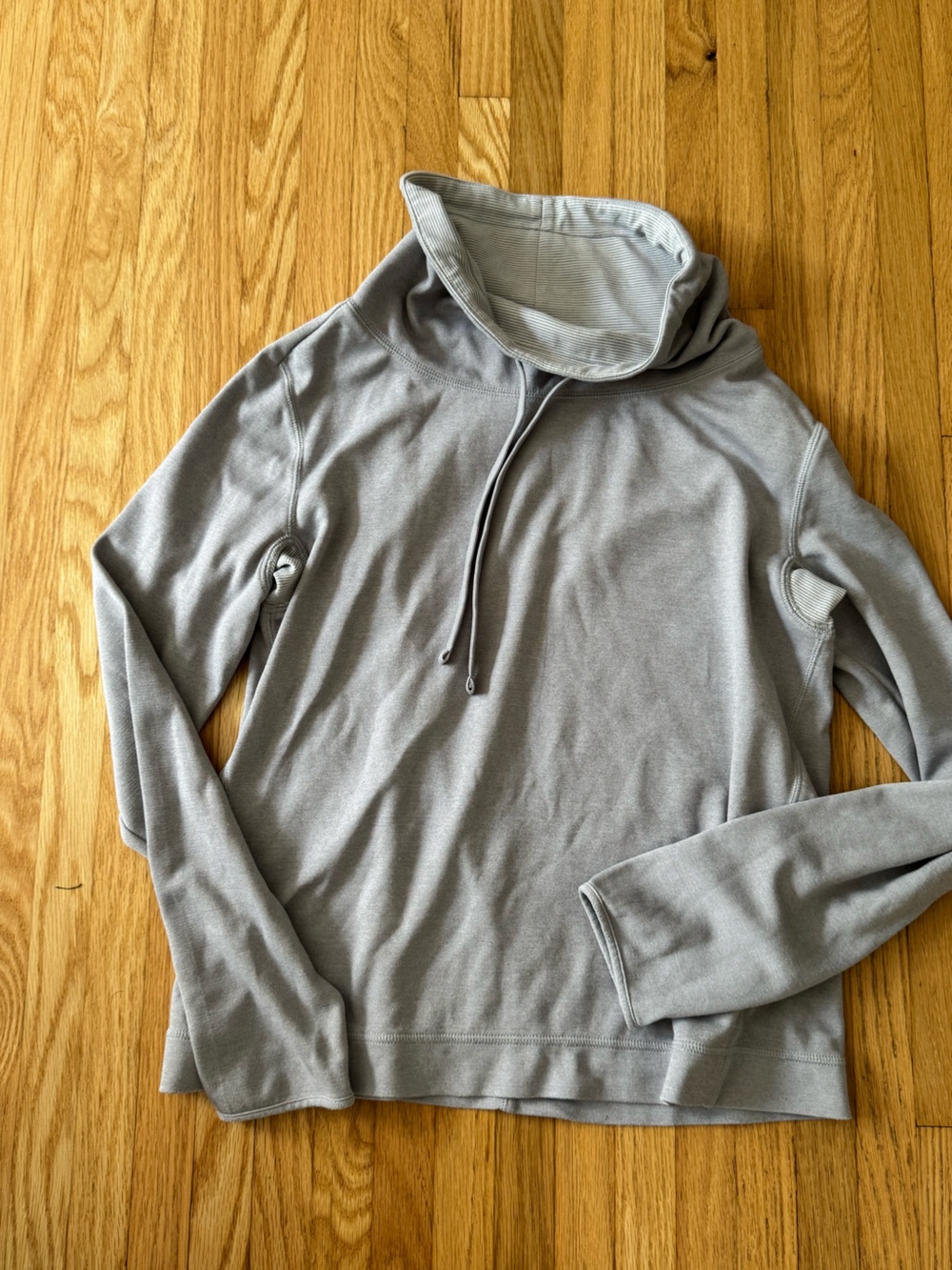 J. Crew Factory Light Gray Funnel Neck Pullover
